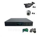 Monitoring CCTV: zestaw 4x K2 674 4x K2 485 KIR i DVR K2 408LE